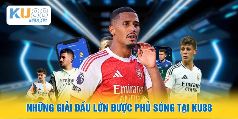 Những giải đấu lớn được phủ sóng tại KU88